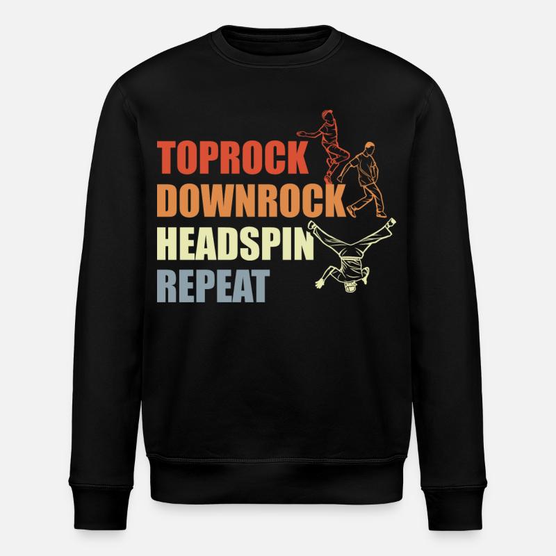 Breakdance Routine - Stanley/Stella Unisex Bio-Sweatshirt ROLLER - Schwarz