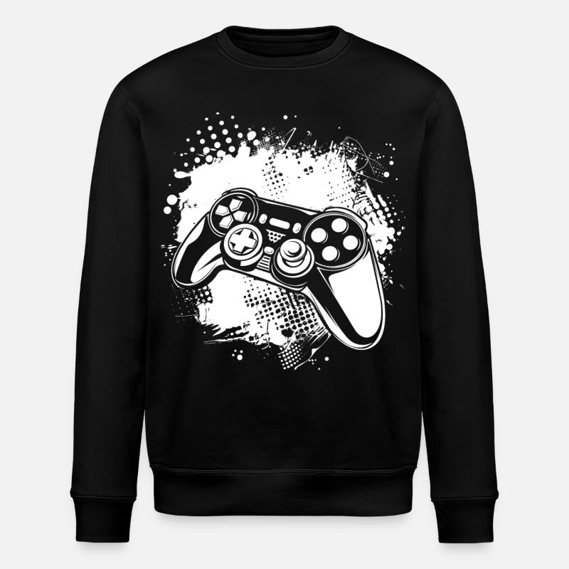Gaming - Stanley/Stella Unisex Bio-Sweatshirt ROLLER - Schwarz