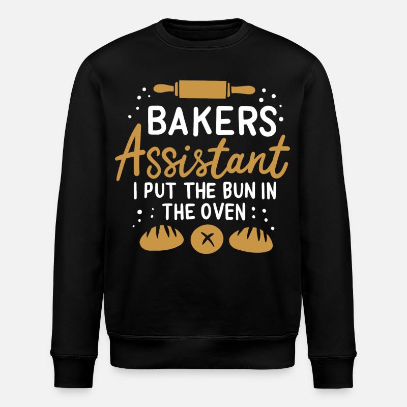 Baker's assistant - Stanley/Stella ROLLER Unisex Organic Sweatshirt - black