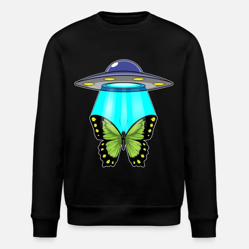 Papillon, Vaisseau Spatial, Espace - Sweat bio ROLLER Stanley/Stella Unisexe - noir