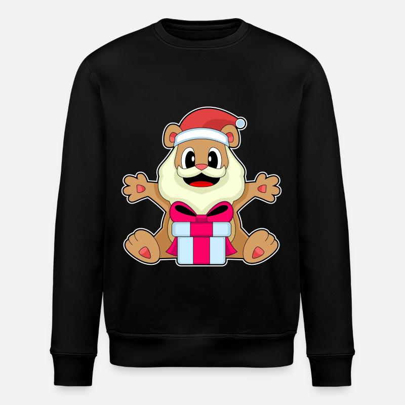 Bär Weihnachten Paket - Stanley/Stella Unisex Bio-Sweatshirt ROLLER - Schwarz