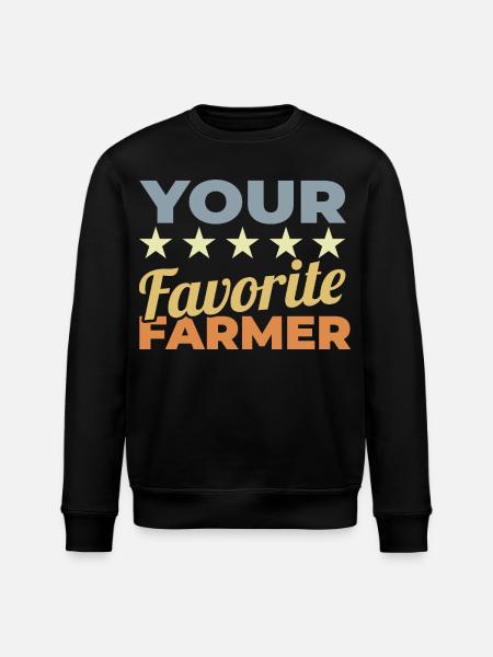 Bester Landwirt - Stanley/Stella Unisex Bio-Sweatshirt ROLLER - Schwarz