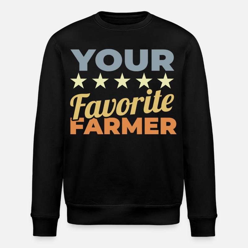 Bester Landwirt - Stanley/Stella Unisex Bio-Sweatshirt ROLLER - Schwarz