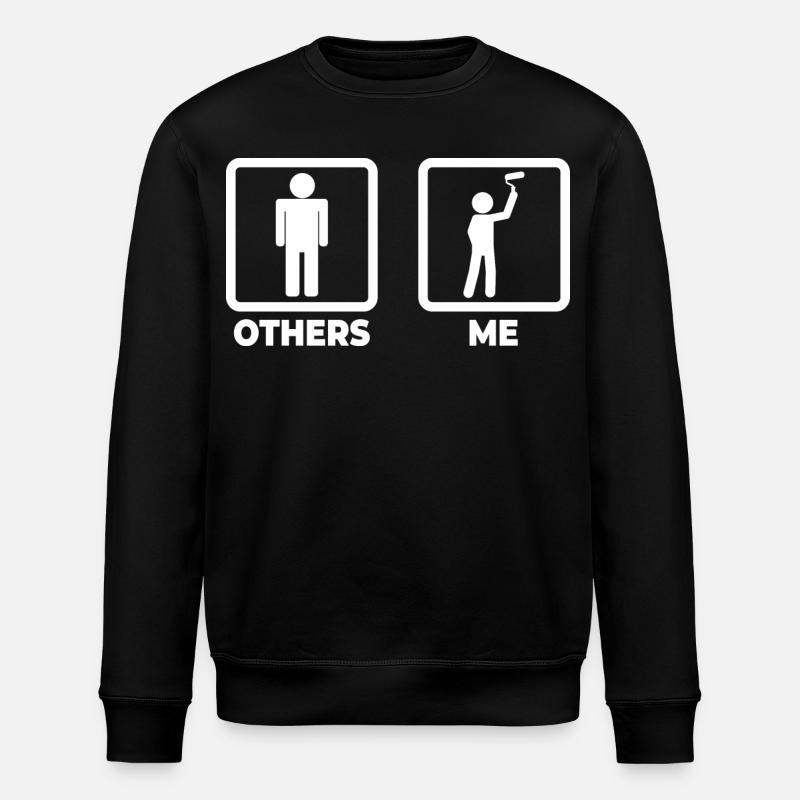 Hausmaler Leben - Stanley/Stella Unisex Bio-Sweatshirt ROLLER - Schwarz