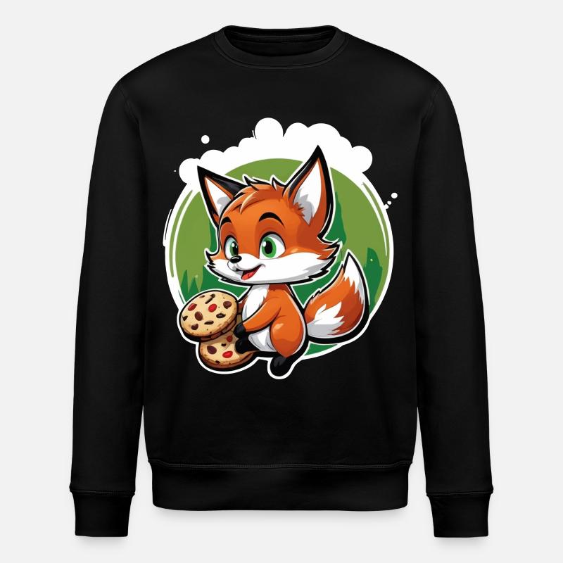 Foxy Pastry - Stanley/Stella Unisex Bio-Sweatshirt ROLLER - Schwarz