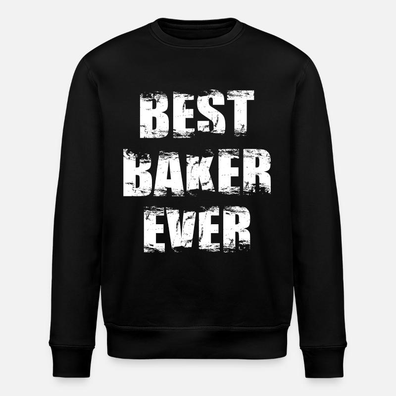 Der beste Bäcker aller Zeiten - Stanley/Stella Unisex Bio-Sweatshirt ROLLER - Schwarz