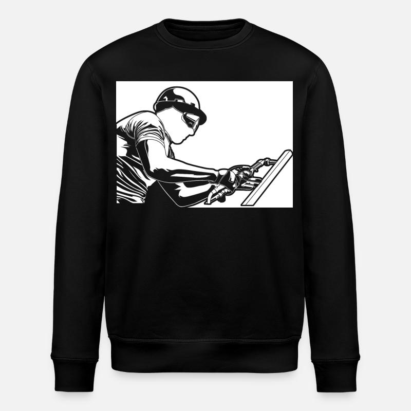 Weld - Stanley/Stella ROLLER Unisex Organic Sweatshirt - black