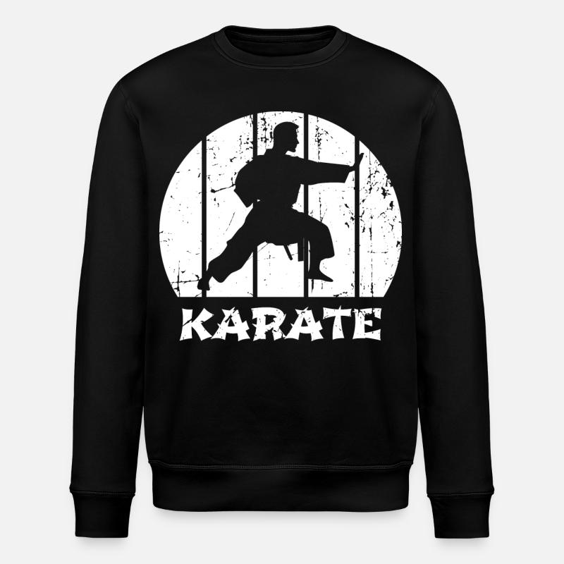 Karateka - Stanley/Stella Unisex Bio-Sweatshirt ROLLER - Schwarz