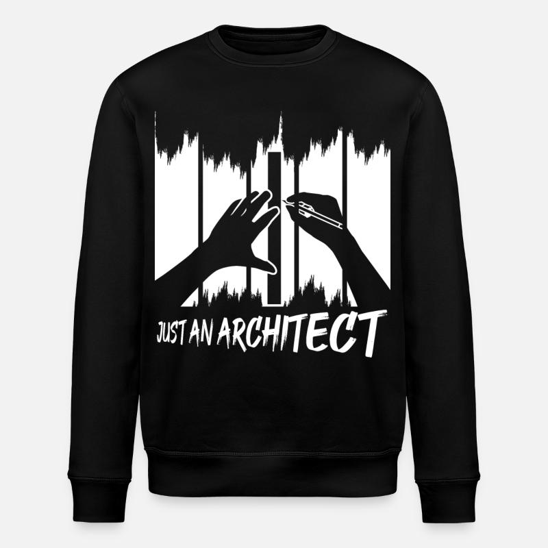 Nur ein Architekt - Stanley/Stella Unisex Bio-Sweatshirt ROLLER - Schwarz