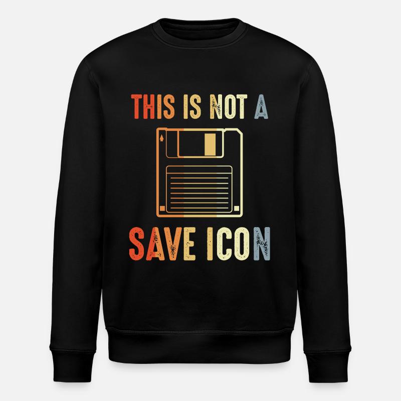 Das ist kein Speichern Icon - Stanley/Stella Unisex Bio-Sweatshirt ROLLER - Schwarz