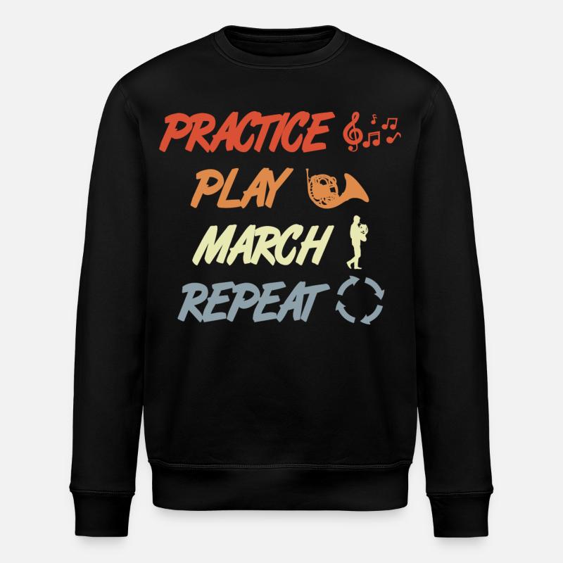 Waldhorn Motivation - Stanley/Stella Unisex Bio-Sweatshirt ROLLER - Schwarz