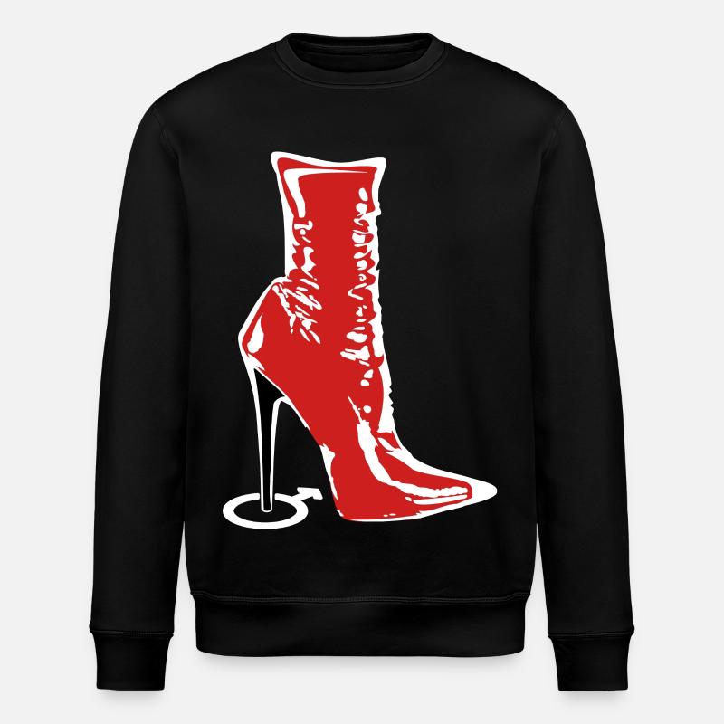 Mistress's Boots - Stanley/Stella ROLLER Unisex Organic Sweatshirt - black