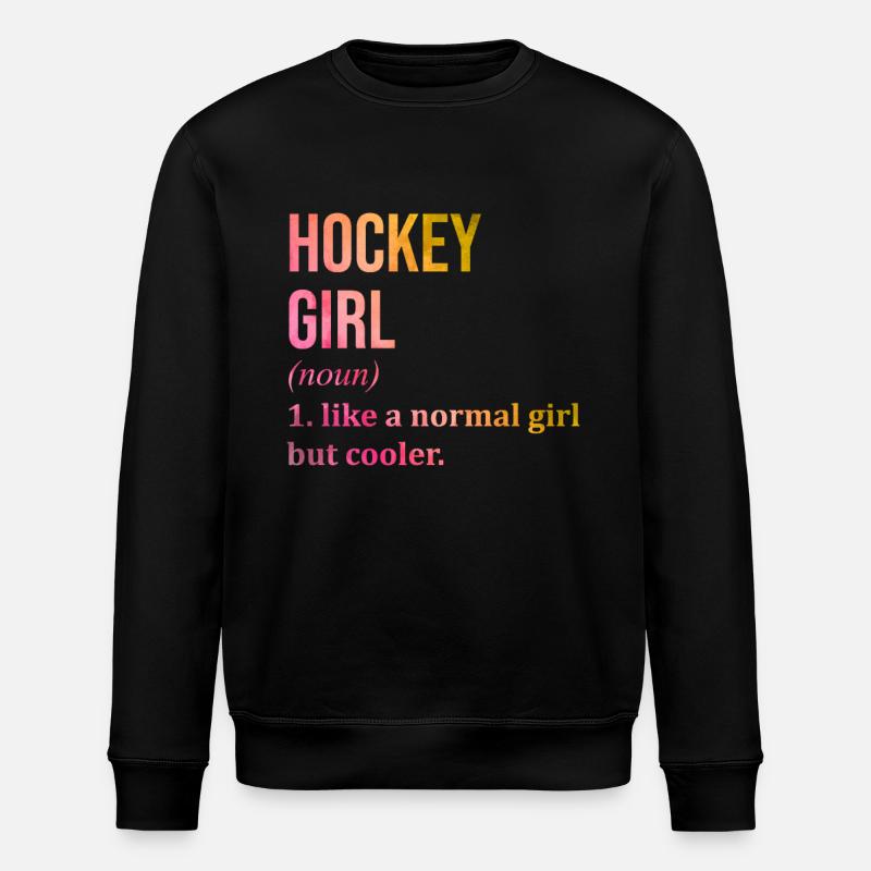 Hockey - Stanley/Stella Unisex Bio-Sweatshirt ROLLER - Schwarz