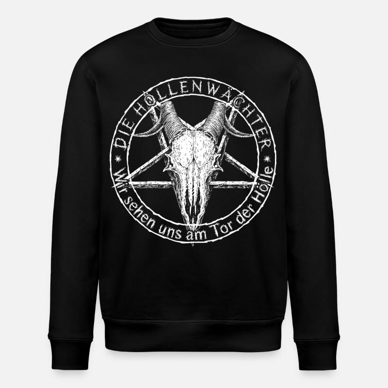 The Hell Guardians Classic - Stanley/Stella ROLLER Unisex Organic Sweatshirt - black