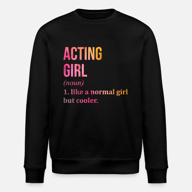 Acting - Stanley/Stella ROLLER Unisex Organic Sweatshirt - black