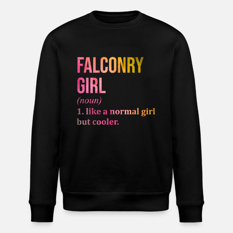 Falknerei - Stanley/Stella Unisex Bio-Sweatshirt ROLLER - Schwarz