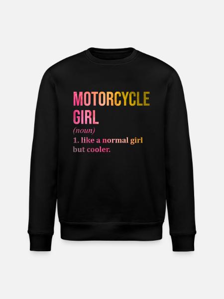Motorrad - Stanley/Stella Unisex Bio-Sweatshirt ROLLER - Schwarz