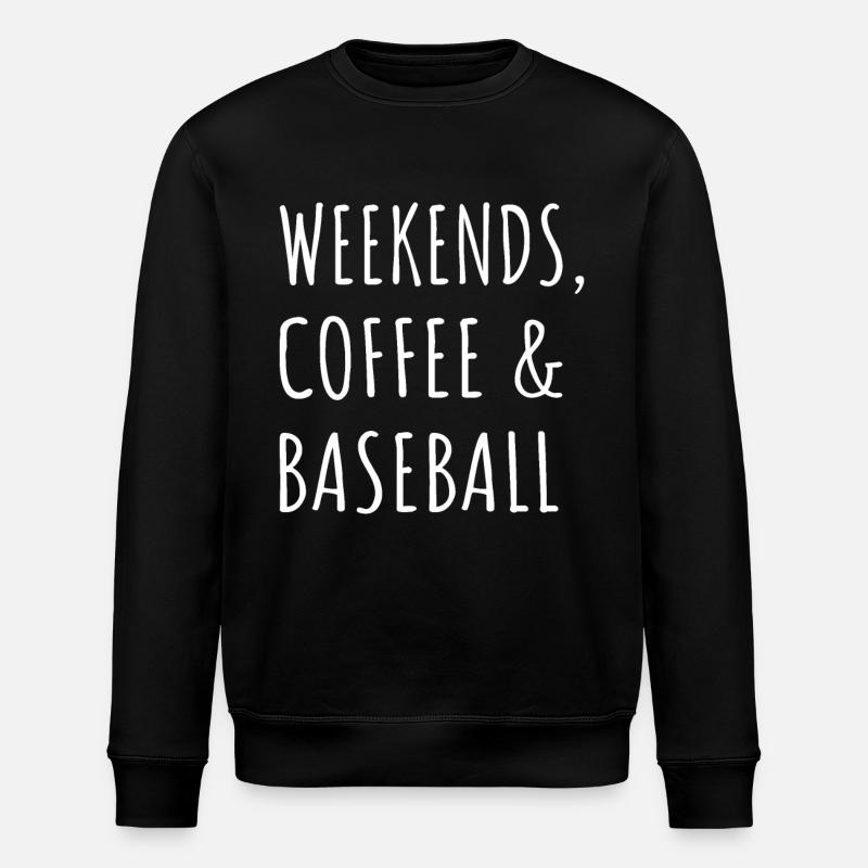 Week-ends, café et baseball I - Sweat bio ROLLER Stanley/Stella Unisexe - noir