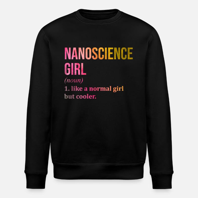 Nanoscience - Stanley/Stella ROLLER Unisex Organic Sweatshirt - black