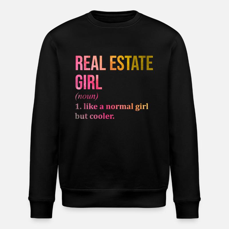 immobilier - Sweat bio ROLLER Stanley/Stella Unisexe - noir