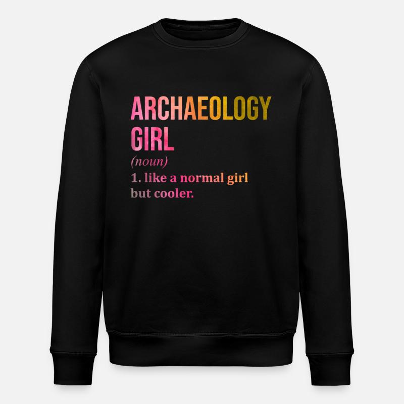 Archäologie - Stanley/Stella Unisex Bio-Sweatshirt ROLLER - Schwarz