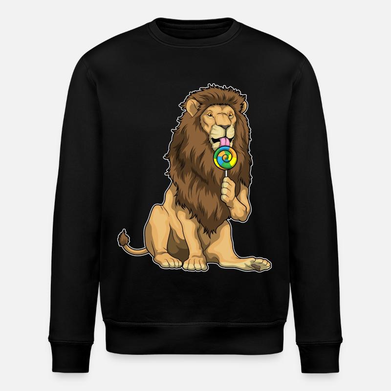Sucette Lion - Sweat bio ROLLER Stanley/Stella Unisexe - noir