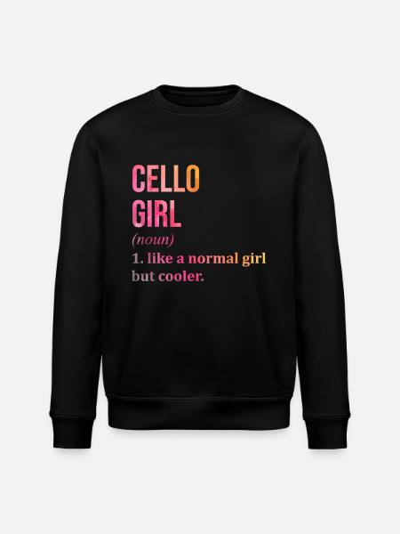 violoncelle - Sweat bio ROLLER Stanley/Stella Unisexe - noir
