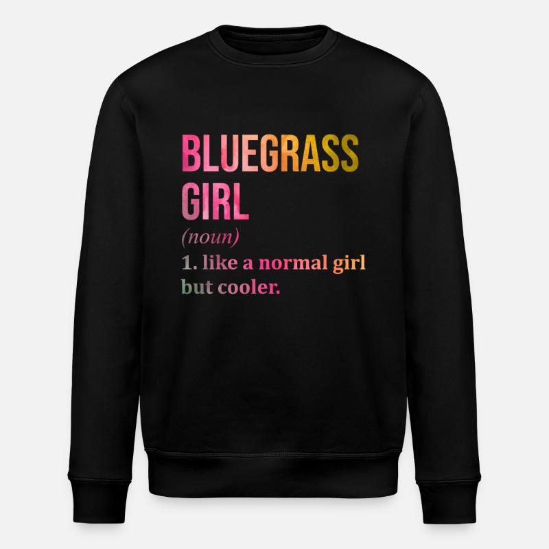 Bluegrass - Stanley/Stella Unisex Bio-Sweatshirt ROLLER - Schwarz
