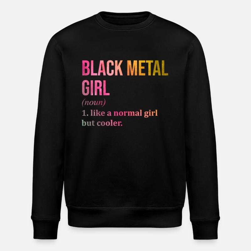 Black Metal - Stanley/Stella Unisex Bio-Sweatshirt ROLLER - Schwarz