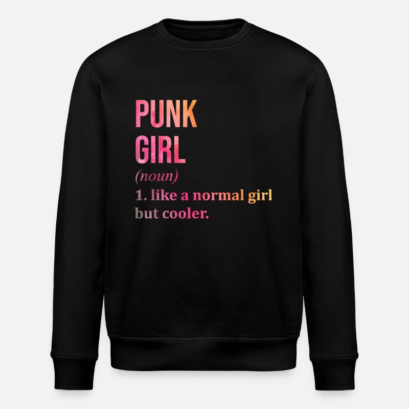 Punk - Stanley/Stella Unisex Bio-Sweatshirt ROLLER - Schwarz