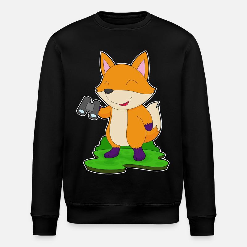 Jumelles Fuchs - Sweat bio ROLLER Stanley/Stella Unisexe - noir