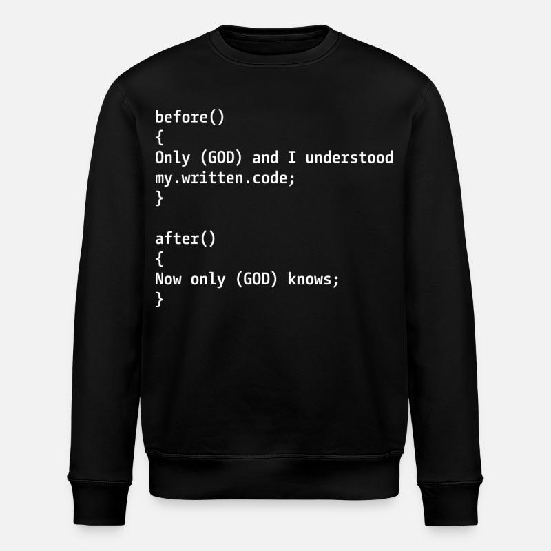 Programmierer Witz - Stanley/Stella Unisex Bio-Sweatshirt ROLLER - Schwarz
