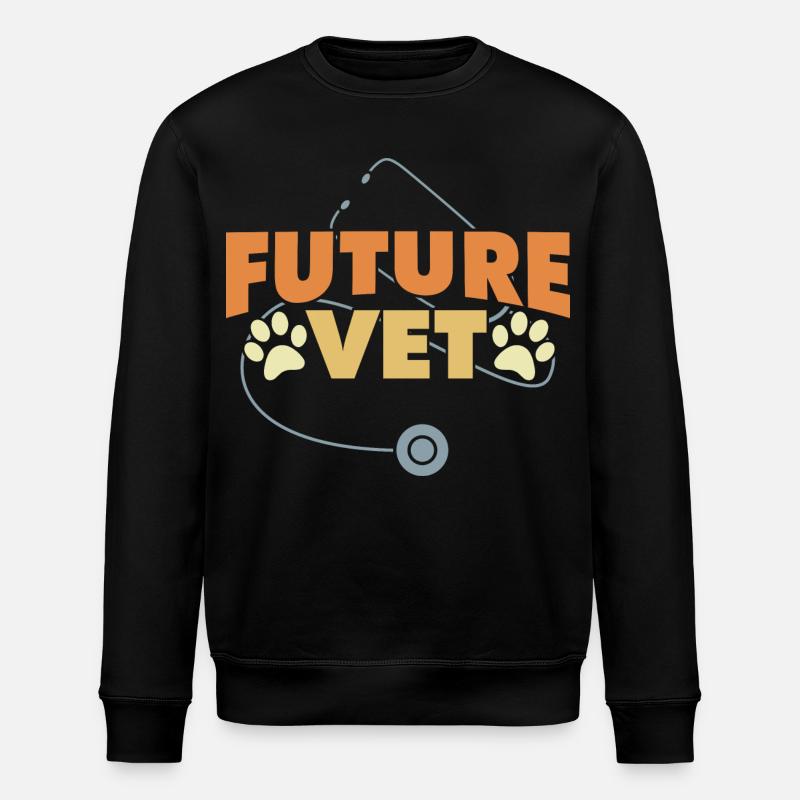 Futur vétérinaire - Sweat bio ROLLER Stanley/Stella Unisexe - noir