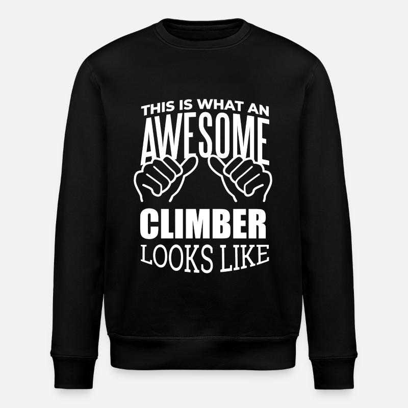 grimpeur - Sweat bio ROLLER Stanley/Stella Unisexe - noir