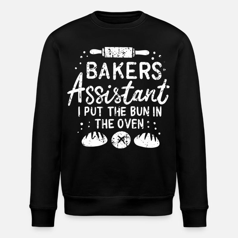 Assistante commerciale boulangerie - Sweat bio ROLLER Stanley/Stella Unisexe - noir