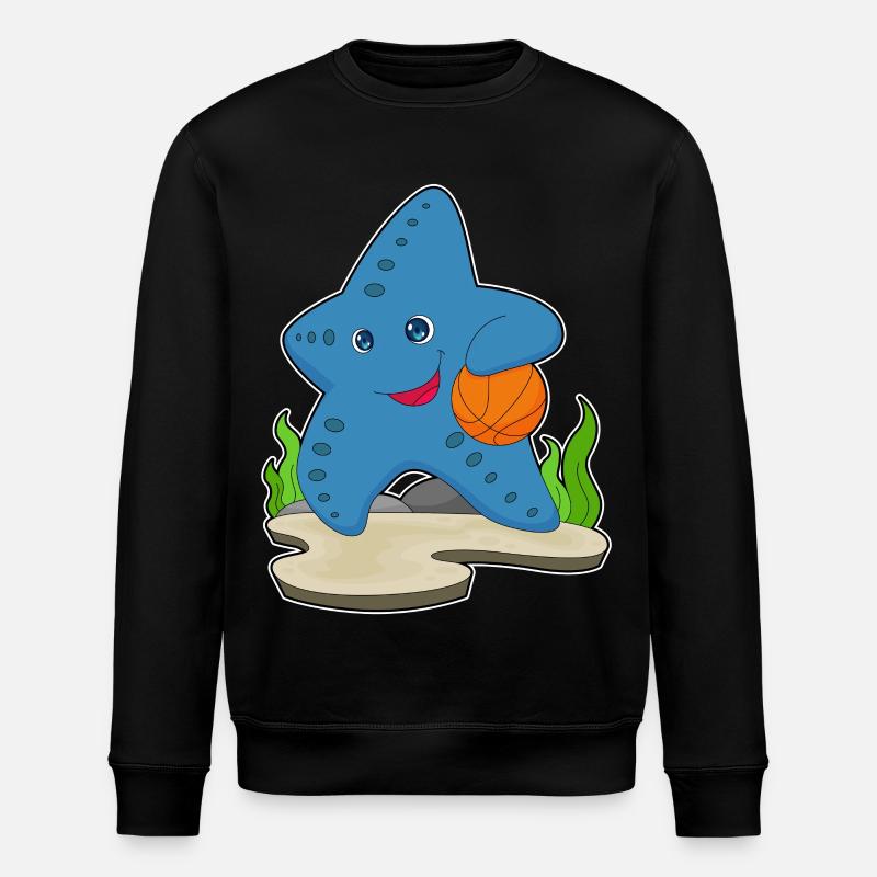 Starfish Basketteur Basketteur - Sweat bio ROLLER Stanley/Stella Unisexe - noir