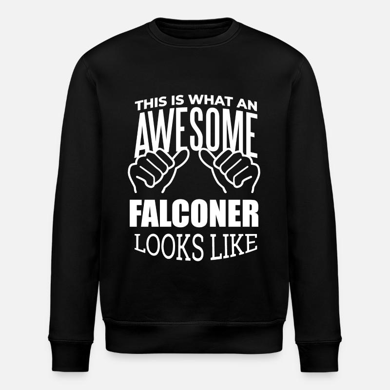 fauconnerie - Sweat bio ROLLER Stanley/Stella Unisexe - noir