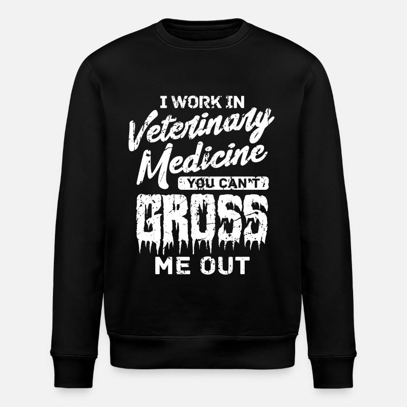 Ich arbeite in der Veterinärmedizin - Stanley/Stella Unisex Bio-Sweatshirt ROLLER - Schwarz