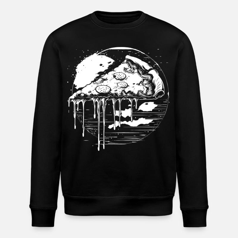 Graphique de pizza - Sweat bio ROLLER Stanley/Stella Unisexe - noir