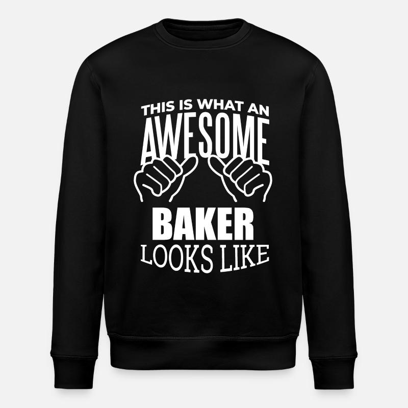 Bäcker - Stanley/Stella Unisex Bio-Sweatshirt ROLLER - Schwarz