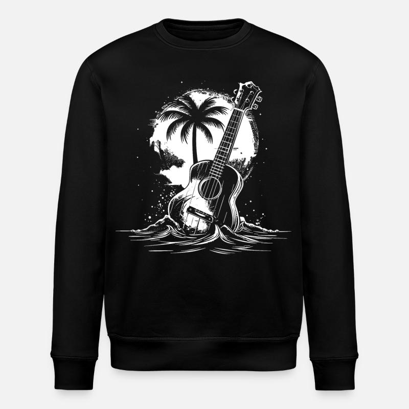 Graphiques pour ukulélé - Sweat bio ROLLER Stanley/Stella Unisexe - noir