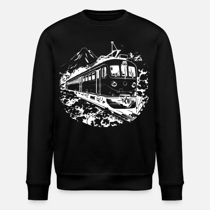 Graphique ferroviaire - Sweat bio ROLLER Stanley/Stella Unisexe - noir