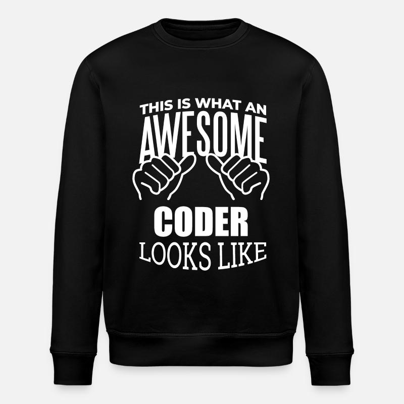 Coder - Stanley/Stella ROLLER Unisex Organic Sweatshirt - black