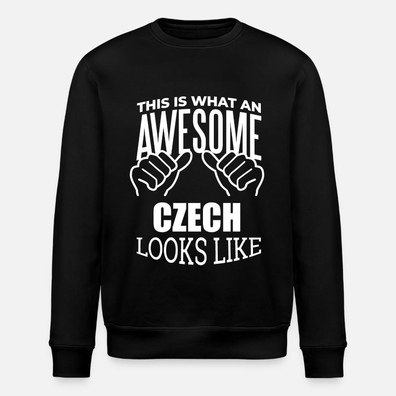 Tschechische Republik - Stanley/Stella Unisex Bio-Sweatshirt ROLLER - Schwarz