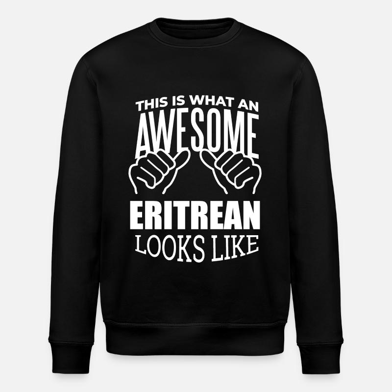 Eritrea - Stanley/Stella ROLLER Unisex Organic Sweatshirt - black