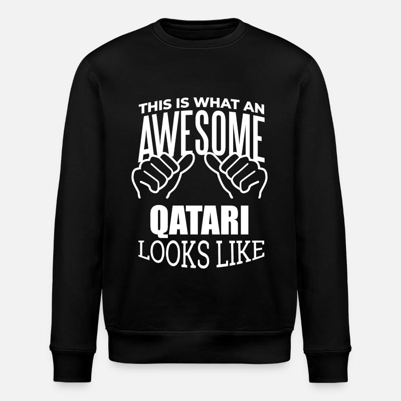 Katar - Stanley/Stella Unisex Bio-Sweatshirt ROLLER - Schwarz