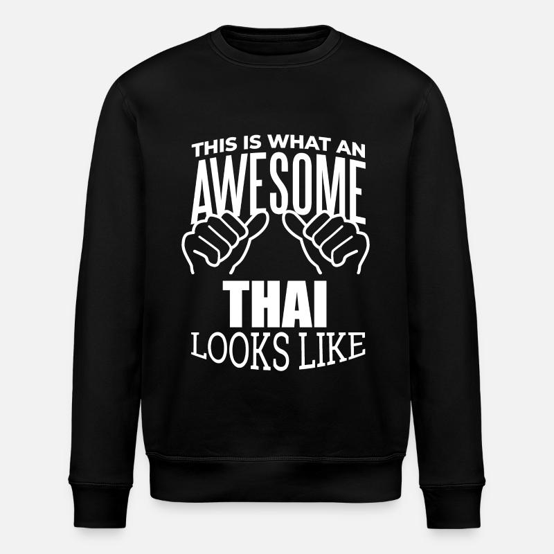 Thaïlande - Sweat bio ROLLER Stanley/Stella Unisexe - noir