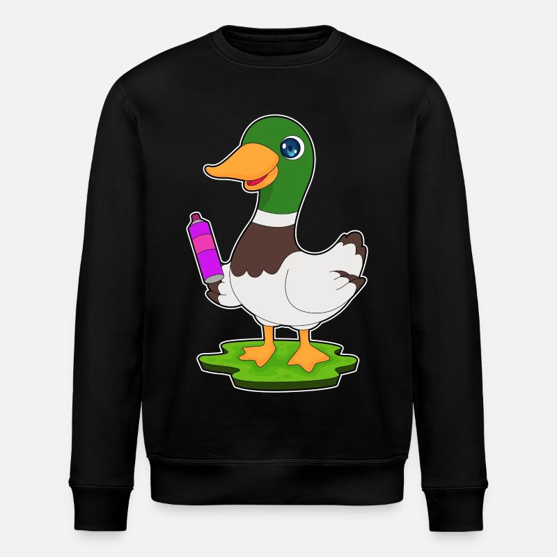 Aérosol de pulvérisation de canard - Sweat bio ROLLER Stanley/Stella Unisexe - noir