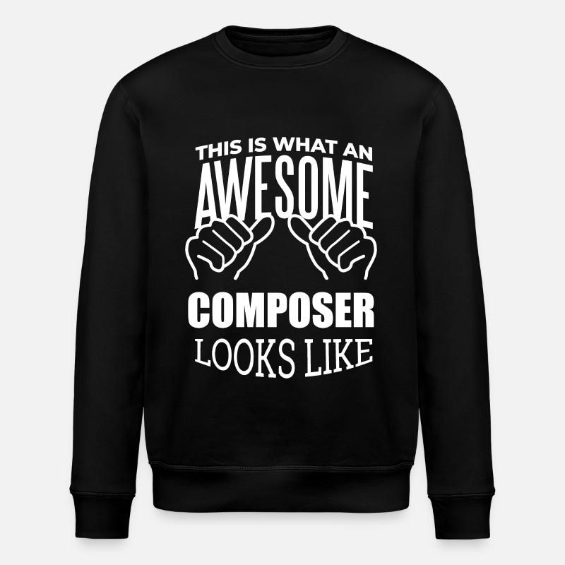 compose - Sweat bio ROLLER Stanley/Stella Unisexe - noir