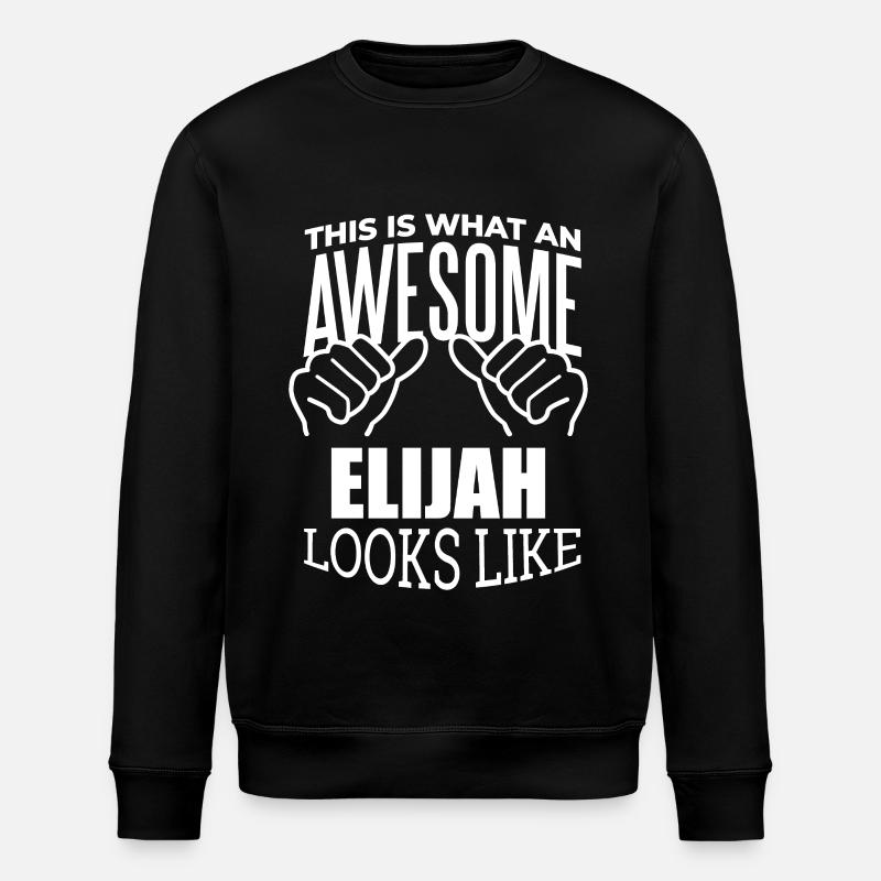 Elijah - Sweat bio ROLLER Stanley/Stella Unisexe - noir